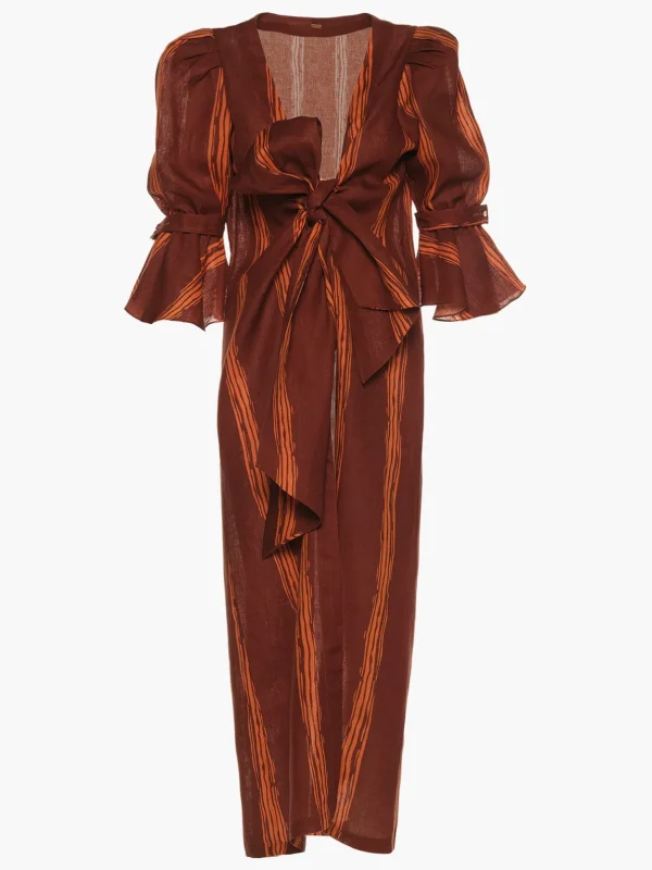 Agua Alta Linen Dress