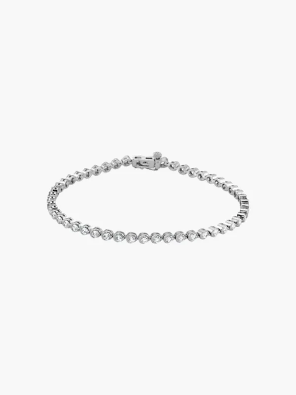 Bezel Tennis Bracelet