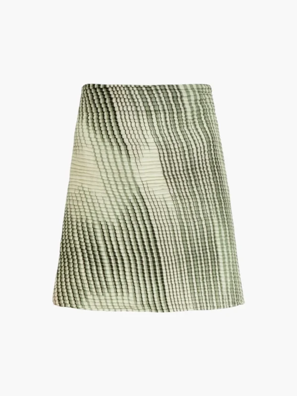 Bianca Pleated Linen Mini Skirt