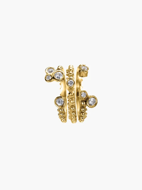 Boheme Lea + Crowns Diamond Rings Set