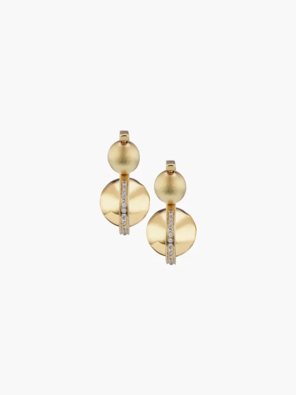 Boule D'Or "S" Earring
