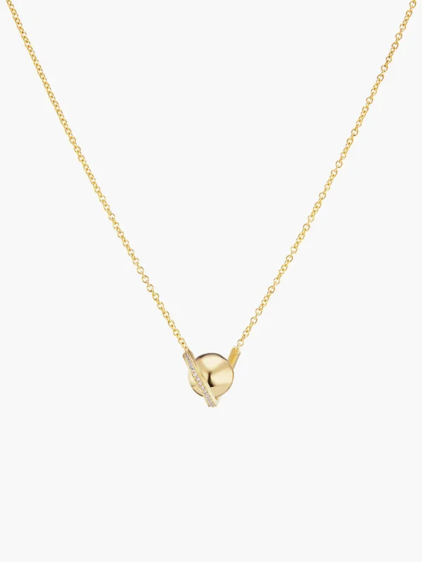Boule D'Or Solitaire Pendant
