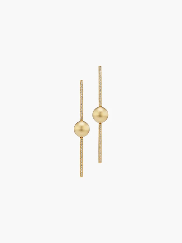 Boule D'Or Stick Earring