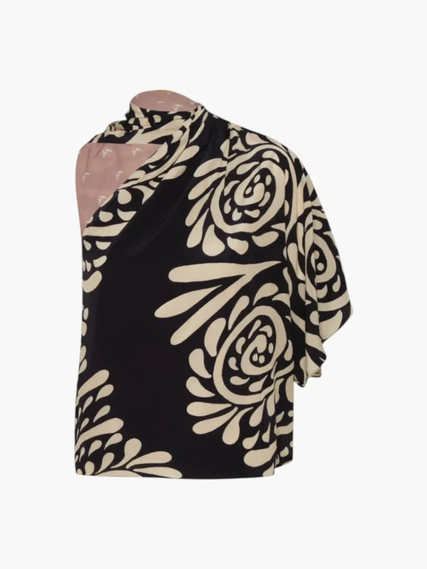 Chiminango Crepe Chine Blouse