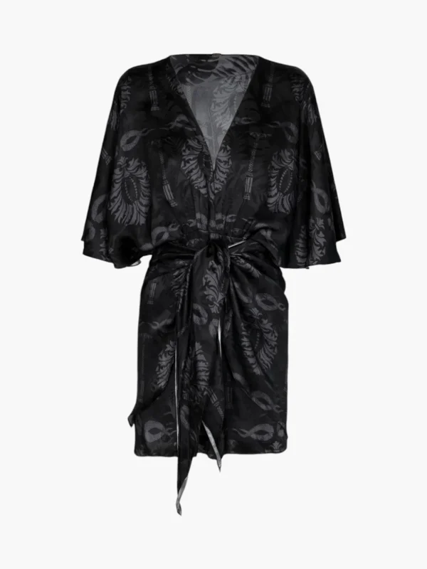 Coco Silk Jacquard Mini Dress