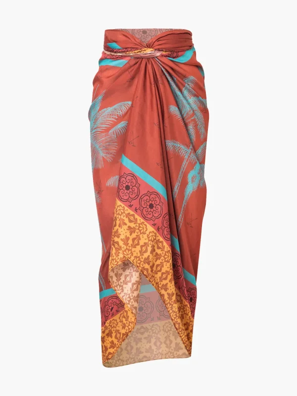 De La Falaise Cotton-Silk Sarong