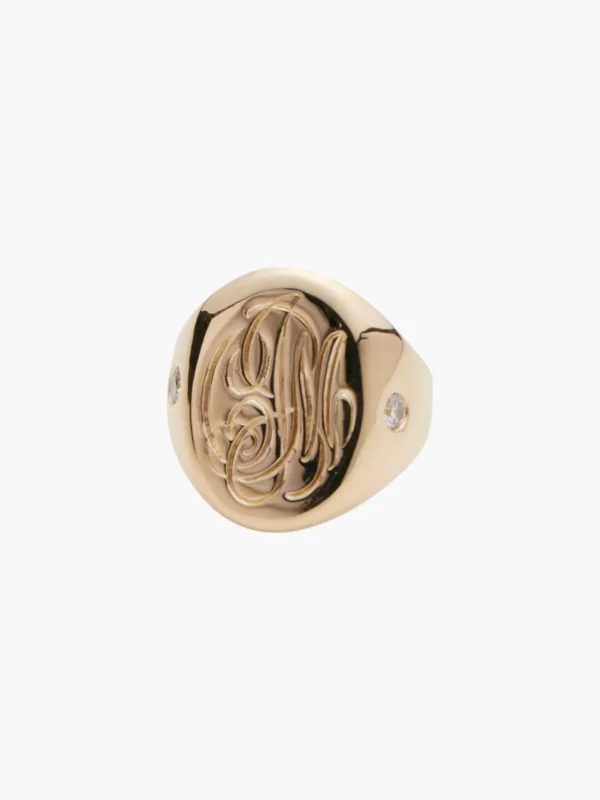 Diamond J Ring