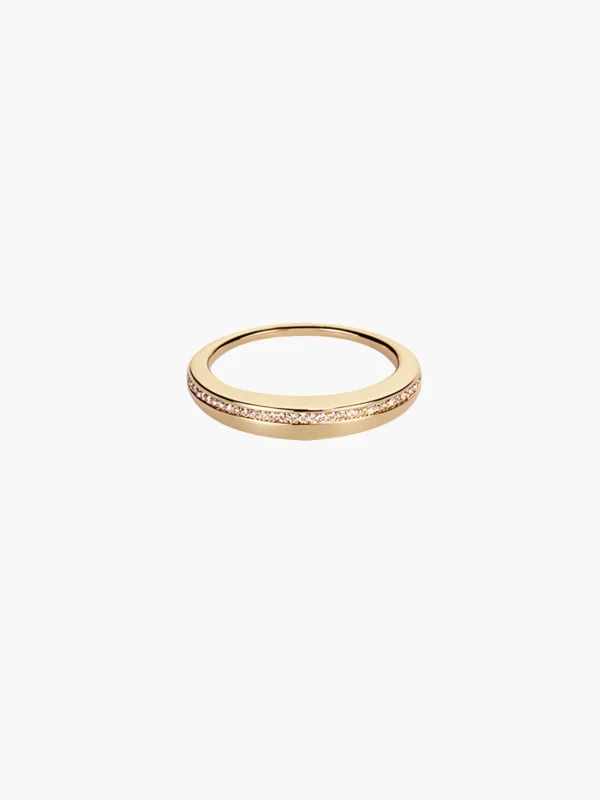 Diamond Pave Eclipse Ring