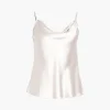 Draped Spaghetti Strap Cami