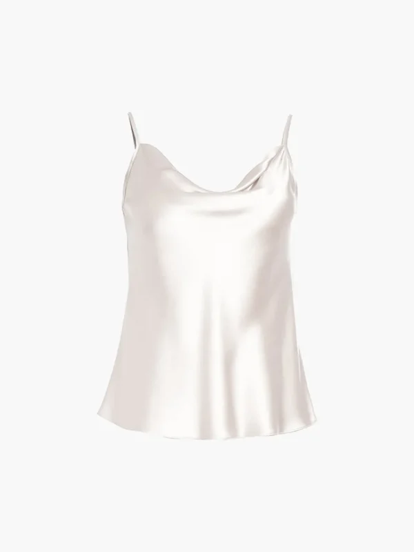 Draped Spaghetti Strap Cami