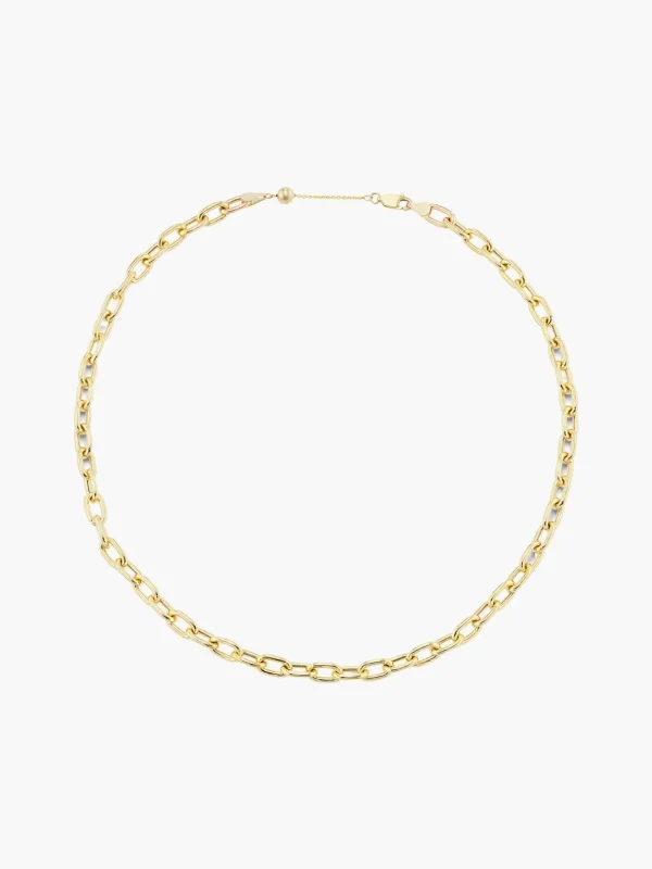 Elongated Chain Link Choker