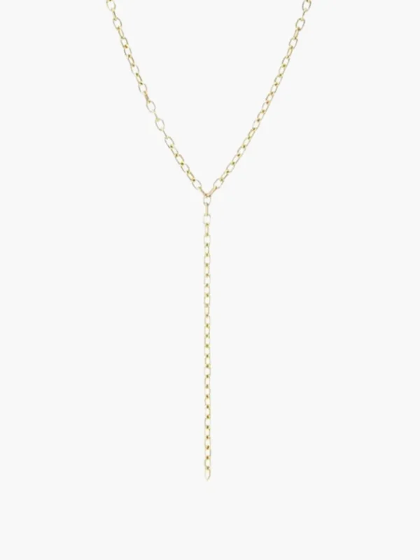 Elongated Chain Link Lariat