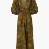 Ermita Wrap Around Midi Linen Dress