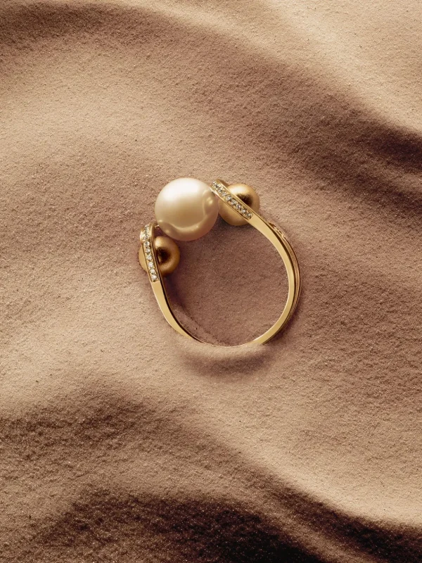 Exclusive Boule D'Or Double Lariat Ring