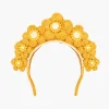 Flower Iraca Headpiece