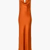 Fountain Silk Dress