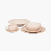 Hand Painted Six Piece Table Setting in Rose