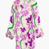 Hojarasca Mini Silk Dress