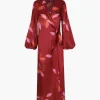 Hojarasca Silk Maxi Dress