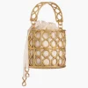 Infinity Cylinder Bucket Bag