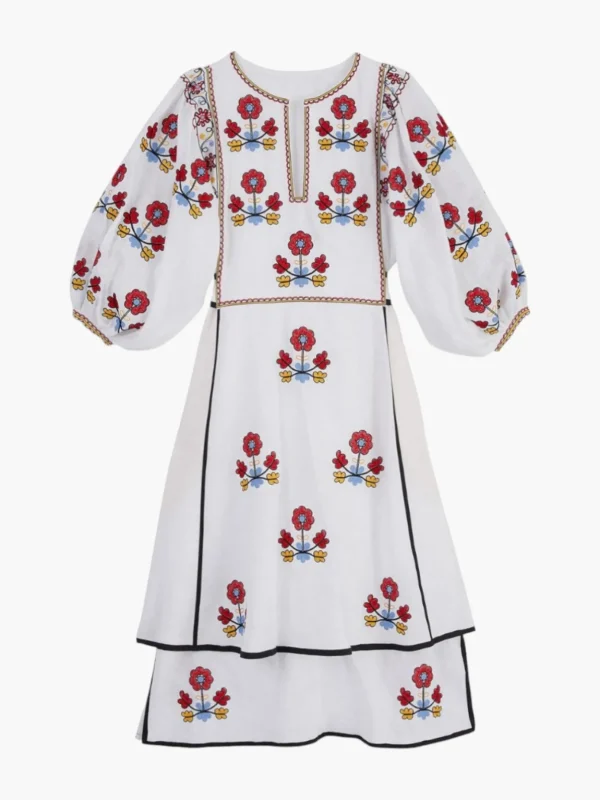 Iryna Embroidered Ukrainian Dress