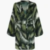 Joaquina Silk Jacquard Mini Kaftan