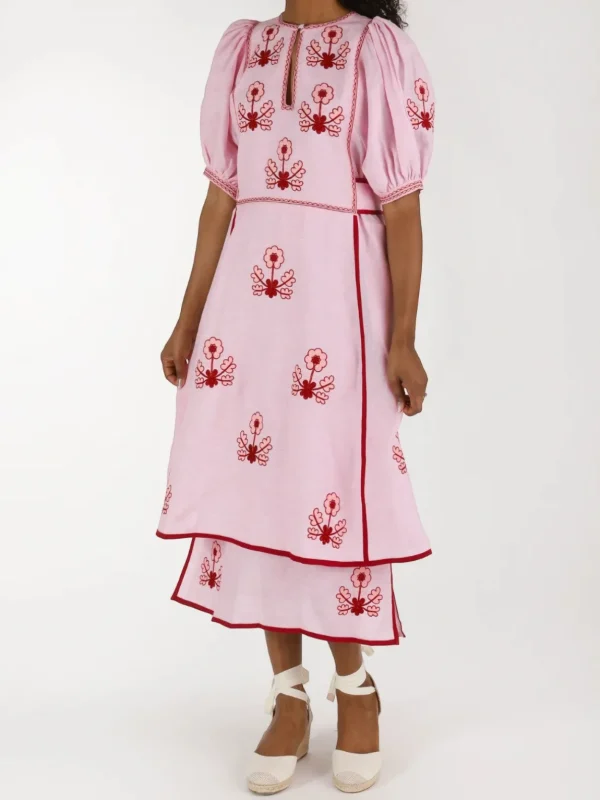 Lillie Ukrainian Embroidered Dress