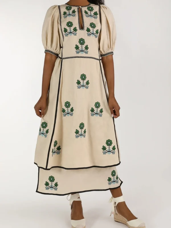 Lillie Ukrainian Embroidered Dress