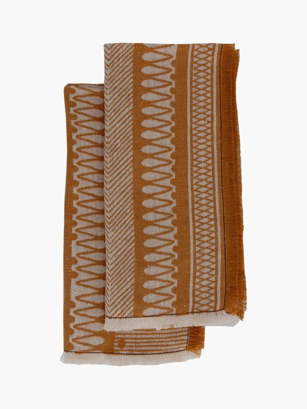 Linen Damask Cesta Set of 2 Linen Napkins