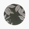 Linen Damask Tutti Le Foglie Charger Plate