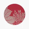 Linen Damask Tutti Le Foglie Charger Plate