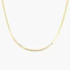 Liquid Gold Herringbone Necklace