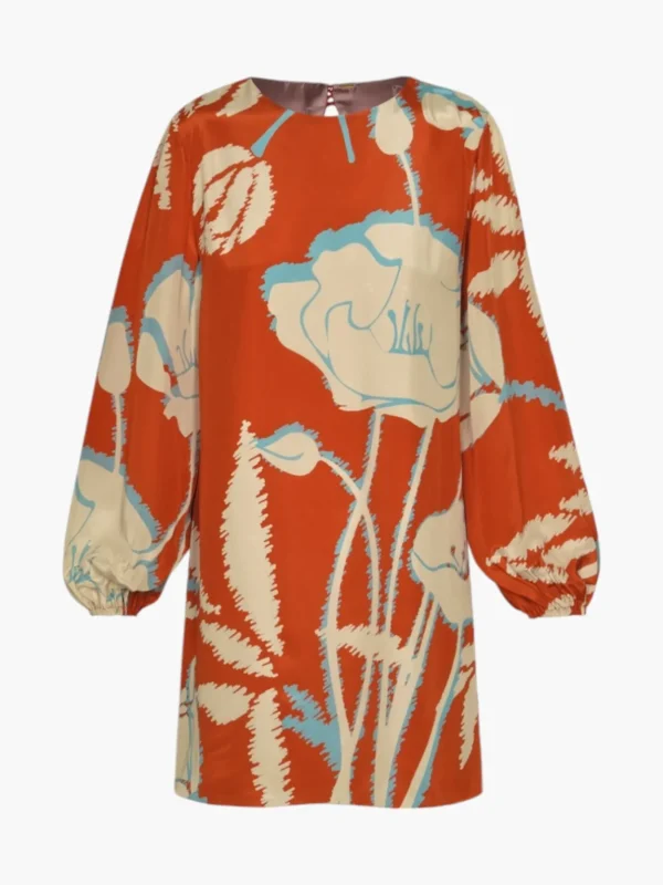 Lisboa Crepe Chine Mini Dress