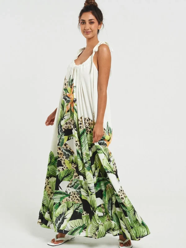 Long Open Back Dress