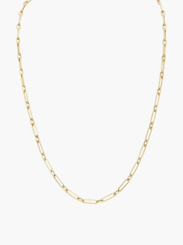 Maayan Paperclip Chain Necklace 20"