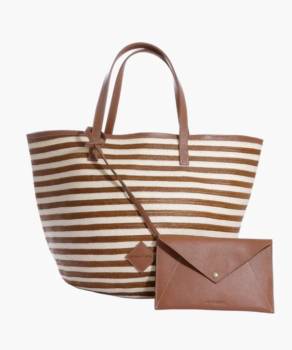 Marcial Handbag in Leather and Cana Flecha