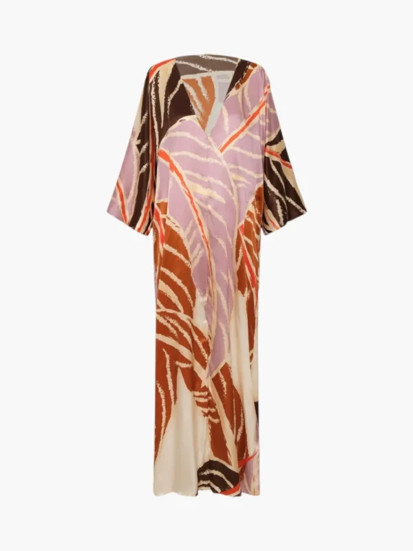Mercedes Satin Silk Closed Tunic