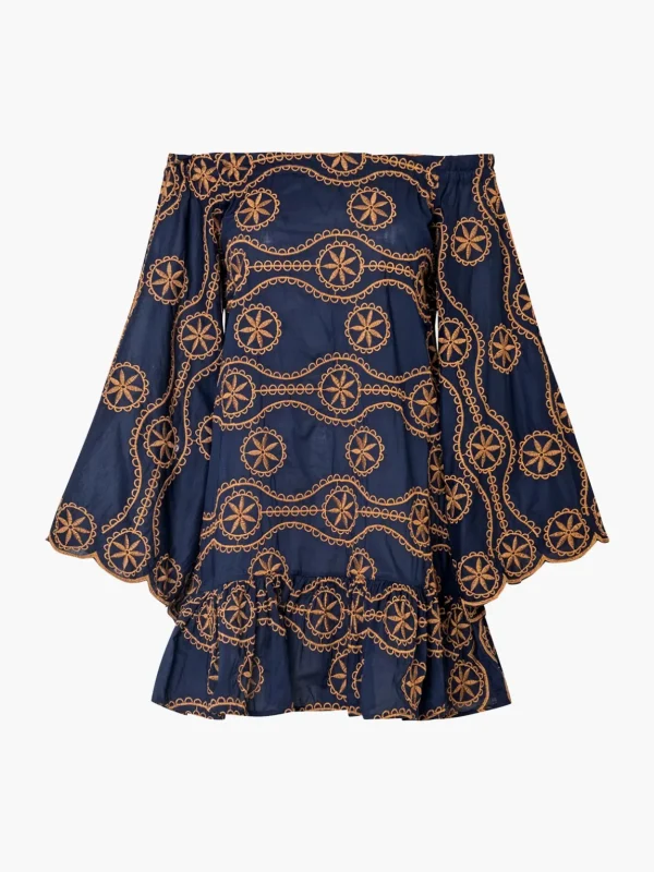 Mexico Lindo Cotton Embroidered Mini Dress
