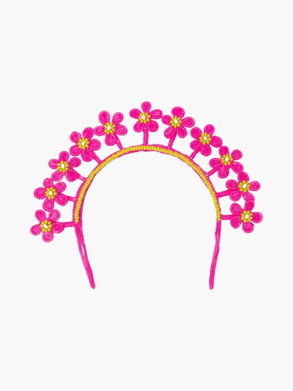 Mini Flower Iraca Headpiece