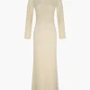 Misha Crochet Maxi Dress