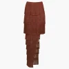 Mocca Fringe Skirt