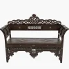 Moroccan Carved Bench
