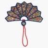 Multicolor Bugle Beads Fan