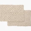 Natural Crochet Rectangular Placemats