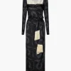 Obregon Silk Jacquard Maxi Dress