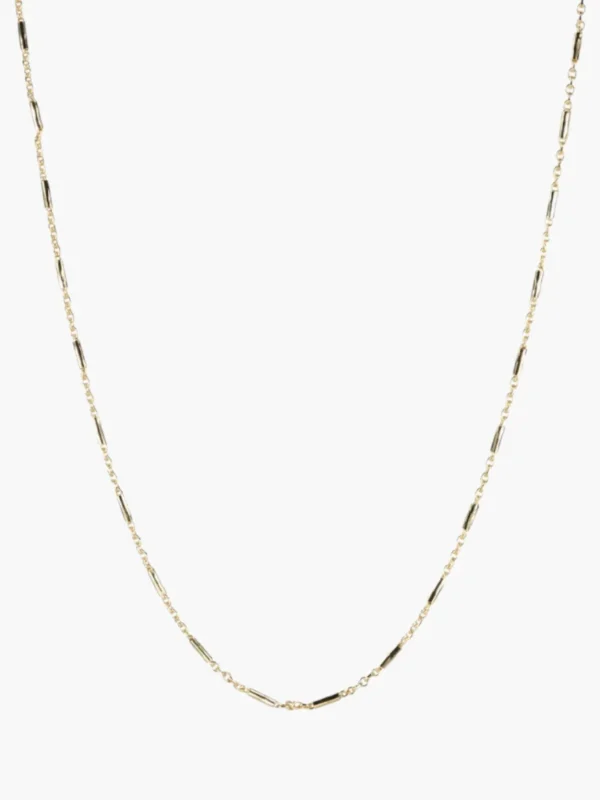 Octagon Tube Chain Necklace