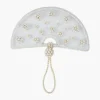 Pearl Tulle Halo Fan