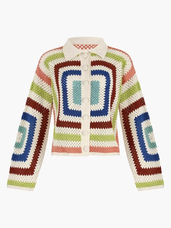 Plaza Crochet Cardigan