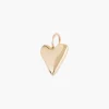 Raw Small Heart Pendant