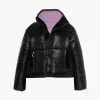 Reversible Cropped Sustainable Down Coat